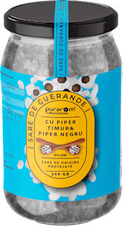 Sare de Guérande cu Piper Timur și Piper Negru PURAROM LABORATOIRES