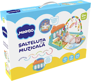 Salteluță muzicală pentru bebeluși Minibo