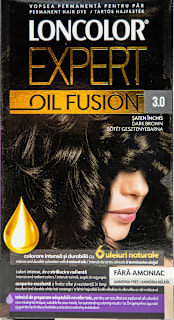 Vopsea de păr fără amoniac Oil Fusion 3.0 șaten închis LONCOLOR EXPERT