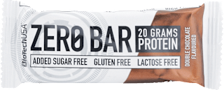 Proteínová tyčinka Zero Bar, dvojitá čokoláda BioTechUSA