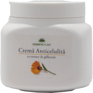 Cremă anticelulitică cu extract de gălbenele cosmetic plant