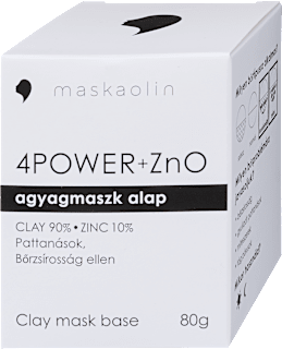 Arcpakolás 4POWER+ZnO, agyaggal és cinkkel Maskaolin