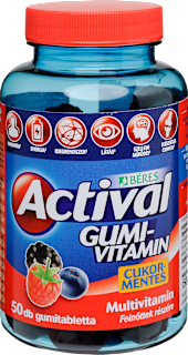 Gumivitamin felnőtteknek Actival