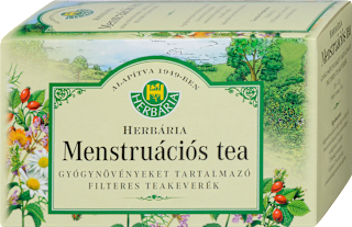Menstruációs tea, gyógynövényeket tartalmazó filteres teakeverék HERBÁRIA