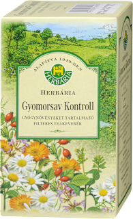 Gyomorsav kontroll filteres tea HERBÁRIA