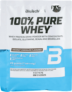 Proteínový nápoj v prášku 100% Pure Whey kokos-čokoláda  BioTechUSA