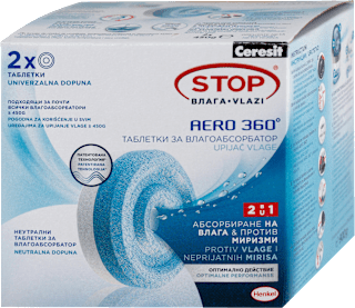 Ceresit 2 u 1 tablete za AERO 360° apsorber vlage Ceresit STOP