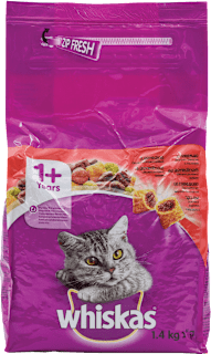 Suha hrana za odrasle mačke – govedina  Whiskas