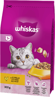 Croccantini per gatti adulti con pollo whiskas