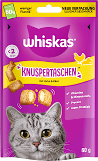Katzenleckerli Knuspertaschen mit Huhn und Käse Whiskas
