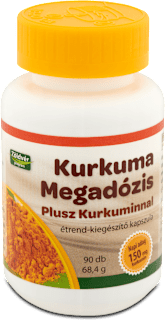 Kurkuma megadózis kapszula ZÖLDVÉR