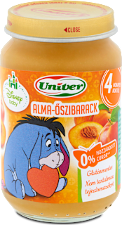 Bébidesszert alma - őszibarack gyümölcspüré 4 hónapos kortól Univer