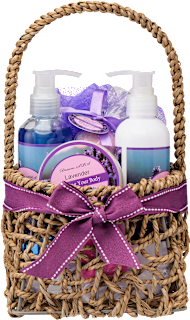 Levendula-Rózsa kosár ajándékcsomag Dream SPA