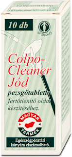 Jód pezsgőtabletta Colpocleaner