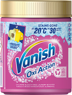 Prašak za odstranjivanje fleka na vešu u boji Vanish Oxi Action