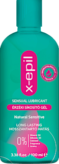 Érzéki síkosító gél, natural sensitive X-Epil
