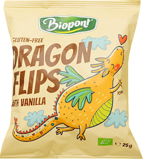 Bio extrudált kukorica snack vaníliával  Biopont