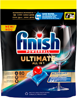 Таблетки за съдомиялна машина Ultimate, 80 бр. Finish
