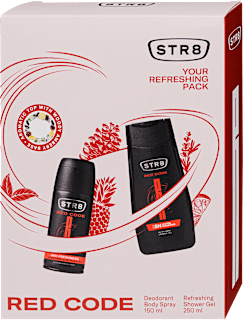 Red Code tusfürdő és deo spray ajándékcsomag STR8