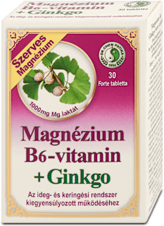 Magnézium B6-vitamin+ginkgo tabletta DR CHEN PATIKA