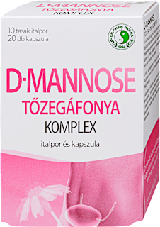 D-Mannose tőzegáfonya komplex, 10 tasak italpor,20db kapszula DR CHEN PATIKA