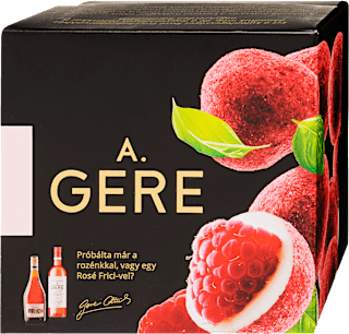 Málnás fehércsokoládé ajándékcsomag A.GERE