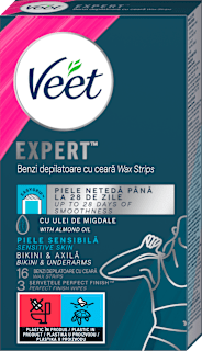 EXPERT trake za depilaciju pazuha i bikini zone Veet