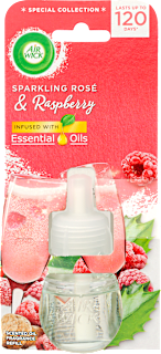 Utántöltő légfrissítő készülékhez Rozé pezsgő és málna illattal Air Wick