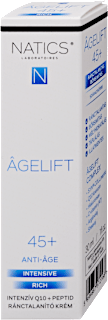 Arckrém, Agelift 45+ rich intenzív Q10 + peptid ránctalanító Natics