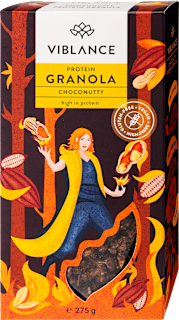 Földimogyorós-kakaós protein granola, Choconutty Viblance