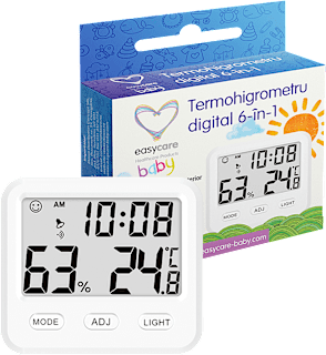 Termohigrometru digital 6în1 easycare