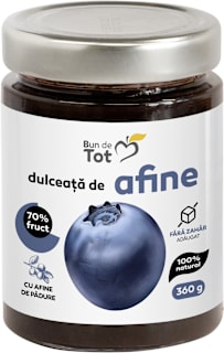 Dulceață de  afine fără zahăr  Dacia Plant