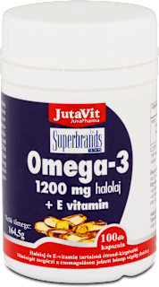 Omega-3 halolaj+E-vitamin kapszula JutaVit