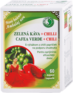 Kapsuly Zelená káva + Chilli Dr. Chen Patika