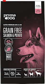 granule pro psy losos a brambory prima DOG