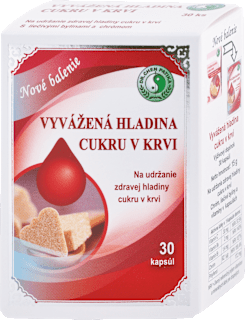 Kapsuly Vyvážená hladina cukru v krvi Dr. Chen Patika