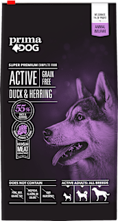 granule pro psy kachna a sleď prima DOG