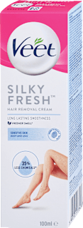 Depilacijska krema za občutljivo kožo Silky Fresh Veet