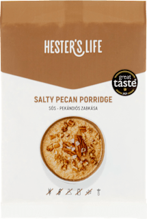 Sós pekándiós zabkása, gluténmentes Hester’s Life