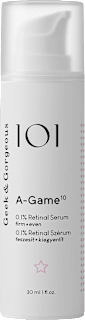 Serum za obraz z 0,1 % retinala A- Game¹⁰ Geek&Gorgeous