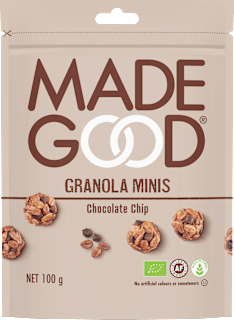 Schokoladen-Kekse Granola Minis Made Good