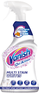 Oxi Action WHITES - sprej za tretiranje fleka pre pranja za beli veš Vanish Oxi Action