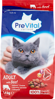 Száraz macska eledel marha PreVital