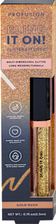 BLING IT ON! Tečni ajlajner sa šljokicama u zlatnoj boji PROFUSION COSMETICS