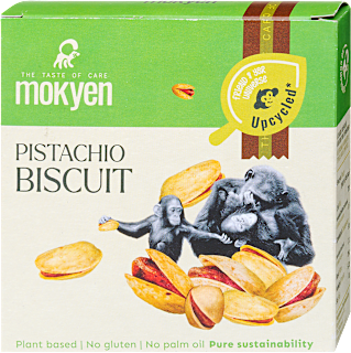 Gluténmentes pisztáciás keksz, upcycled mokyen
