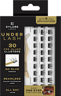 Künstliche Wimpern PreGlued Extreme Salon Curl Clusters Eylure
