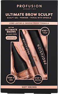 set na obočí Soft Brown PROFUSION COSMETICS