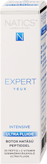 EXPERT YEUX - 3x peptid + C-vitamin + hialuron szemkörnyékápoló ultra fluide Botox hatású peptiddel Natics