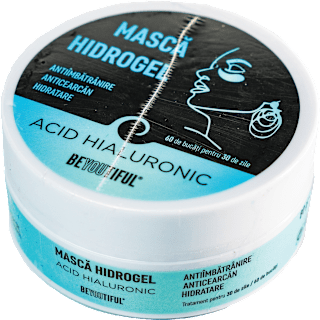 Masca hidrogel pentru ochi cu acid hialuronic BEYOUTIFUL