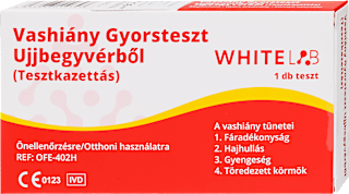 Vashiány gyorsteszt ujjbegyvérből  WHITELAB